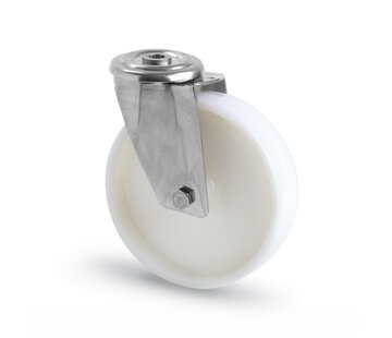 swivel castor, Ø 125mm, all-polyamide (PA6) wheel, 170KG