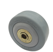 wheel, Ø 50mm, solid rubber grey, shore A 80, 40KG