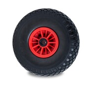 Wheel, Ø 260mm, solid full rubber rubber tyre block profile, 150KG