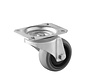 swivel castor, Ø 80, grey non-marking thermoplastic rubber tyre, 100KG