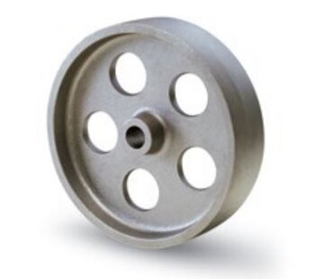 Cast iron wheel, Ø100x30mm, load capacity 250kg, hub length 39mm
