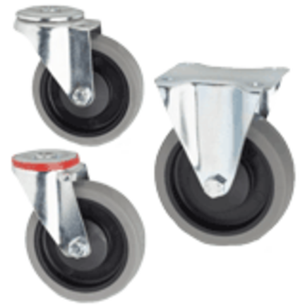 Thermoplastic rubber wheels