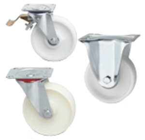 Polyamide swivel castors