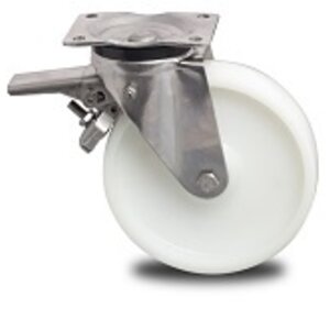 AISI 316 stainless steel swivel castors and fixed castors