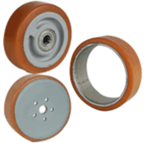Forklift drive wheels