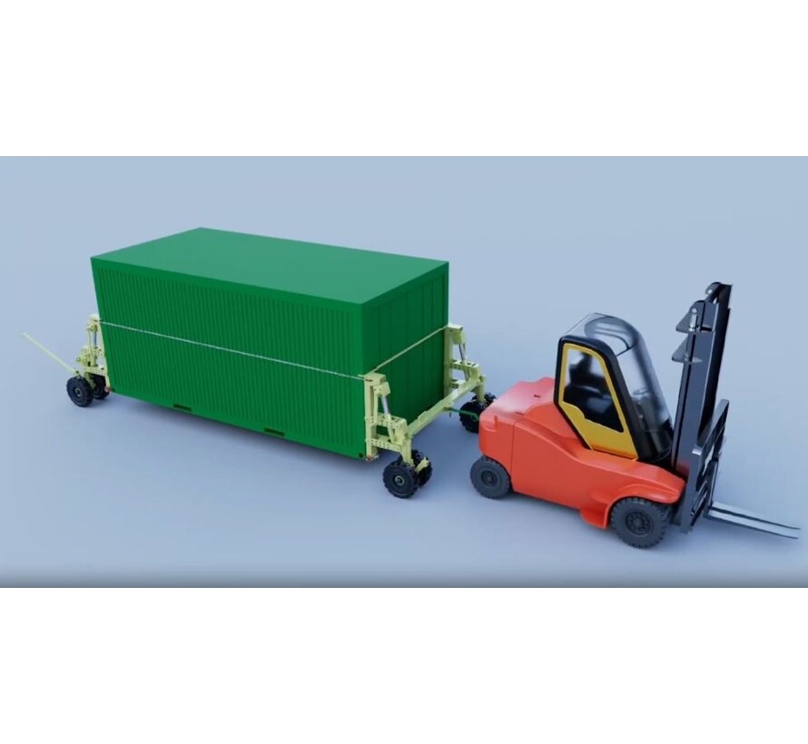 ISO Jacking Container Castors are ideal for moving and levelling ISO freight containers quickly and easily