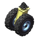 Shipping containerset with wheels for rough terrain 9,000 kg   NO LONGER AVAILABLE