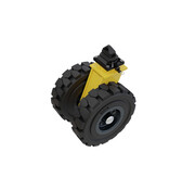 Shipping container wheels for rough terain 6,000 kg