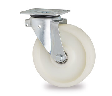 swivel castor, Ø 160mm, all-polyamide (PA6) wheel, 700KG