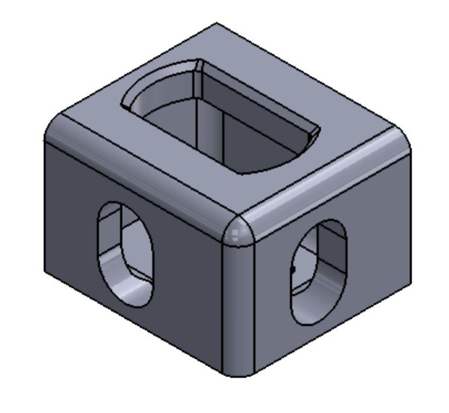 Corner Castings ISO 1161 for twist lock BOTTOM RIGHT