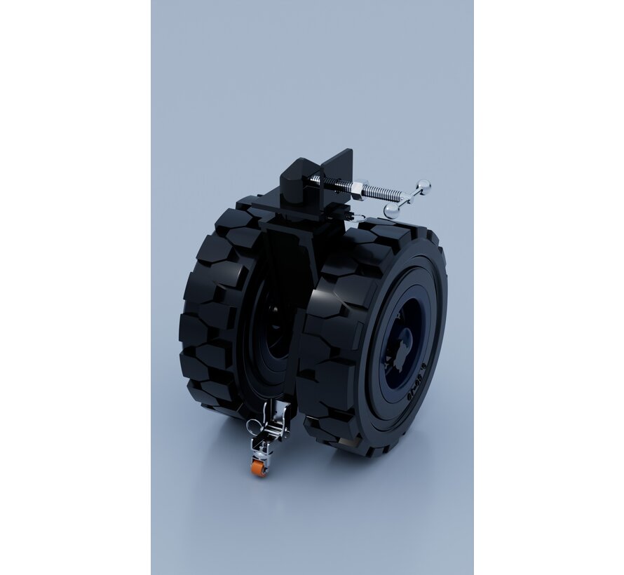 13,000KG Load Capacity Shipping Container Castors with Wheels for Rough Terrain