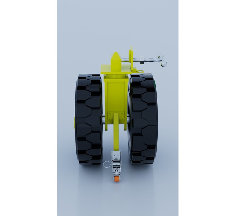 13,000KG Load Capacity Shipping Container Castors with Wheels for Rough Terrain