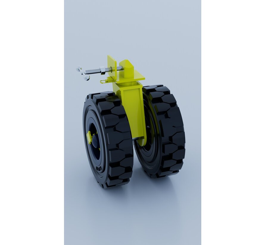 13,000KG Load Capacity Shipping Container Castors with Wheels for Rough Terrain