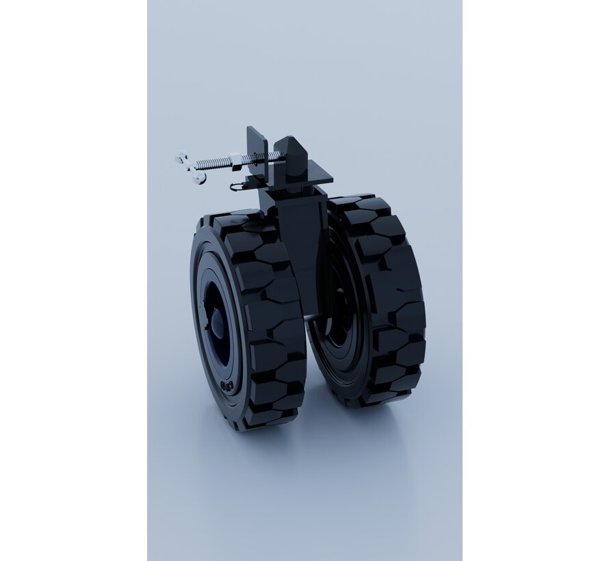13,000KG Load Capacity Shipping Container Castors with Wheels for Rough Terrain