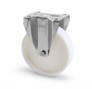 Fixed Castor Ø200mm Fully Nylon (PA6) Wheel – 300kg