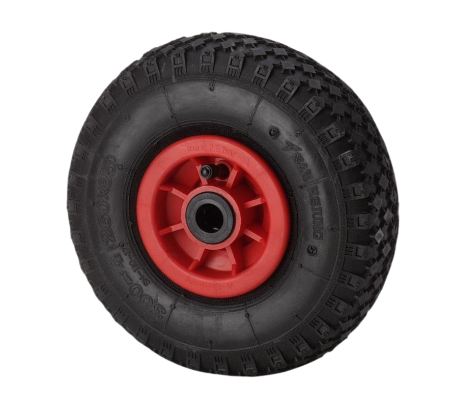 PU puncture-proof wheel 260x85 with plastic rim