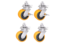 Swivel and fixed-wheel applications