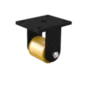 Fixed caster, Ø 70mm, Vulcanized Polyurethane tread, 500KG