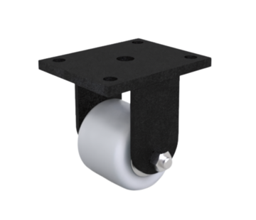 Fixed caster, Ø 82mm, Polyamide wheel, 650KG