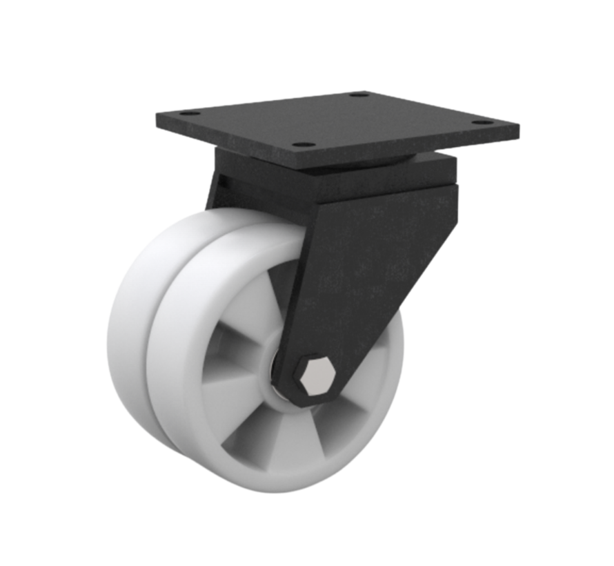 swivel castor, Ø 150mm, nylon (PA6), 1000KG