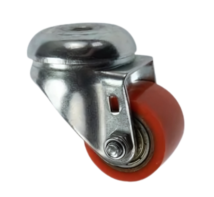 swivel castor, Ø 35 mm, vulcanised polyurethane tread, 100KG