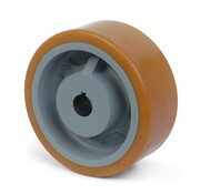 Aandrijfwiel Vulkollan® Covestro loopvlak gietijzer, Ø 150x50mm, 550KG