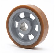 aandrijfwiel Vulkollan® Bayer loopvlak gietijzeren kern, Ø 65x30mm, 175KG