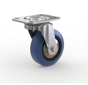 Swivel caster, Ø 125mm, elastic-tyre, 150KG