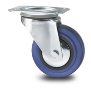 Zwenkwiel, Ø 100 mm, elastische band, 150 kg