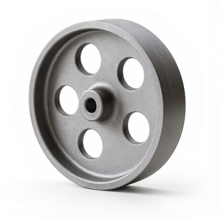 Cast-iron wheels