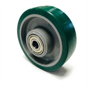 wiel Ø 100 x 30mm, gespoten polyurethaan, 150KG