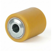 Vulkollan Pallet rollerwith strong metal watertight sealing Ø85x85 mm, axle hole: 25 mm, Hub length: 90 mm