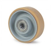 Vulkollan® Covestro loopvlak gietijzer, Ø 125x40mm, 450KG