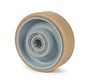 Heavy duty Vulkollan® Covestro tread cast iron, precision ball bearing, Wheel-Ø 200mm, 160KG