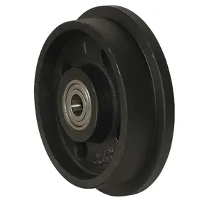 Flanged and grooved wheels