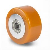 Vulkollan® Bayer loopvlak gietijzeren kern, Ø 150x65mm, 800KG