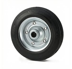 Solid rubber wheels