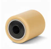 Vulkollan Pallet rollerwith plastic watertight sealing Ø85x80 mm, axle hole: 25 mm, Hub length: 80 mm