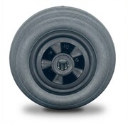 Wiel, Ø 160mm, rubber, zwart, 180KG