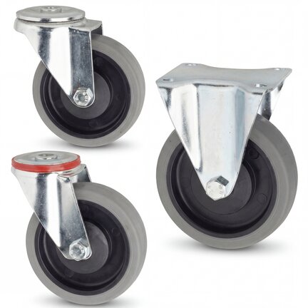 Thermoplastic rubber wheels