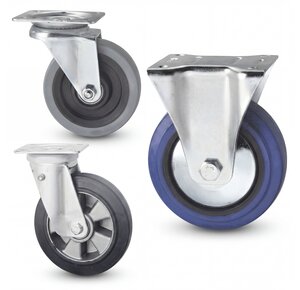 Elastisch rubber wielen