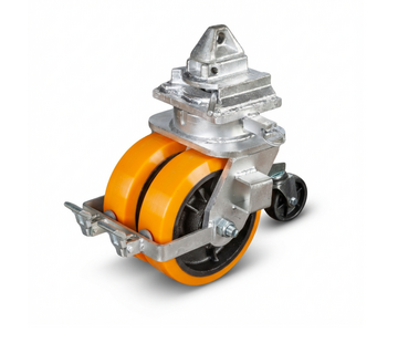 Freight container tow castor wheel set 12.000-16.000kg