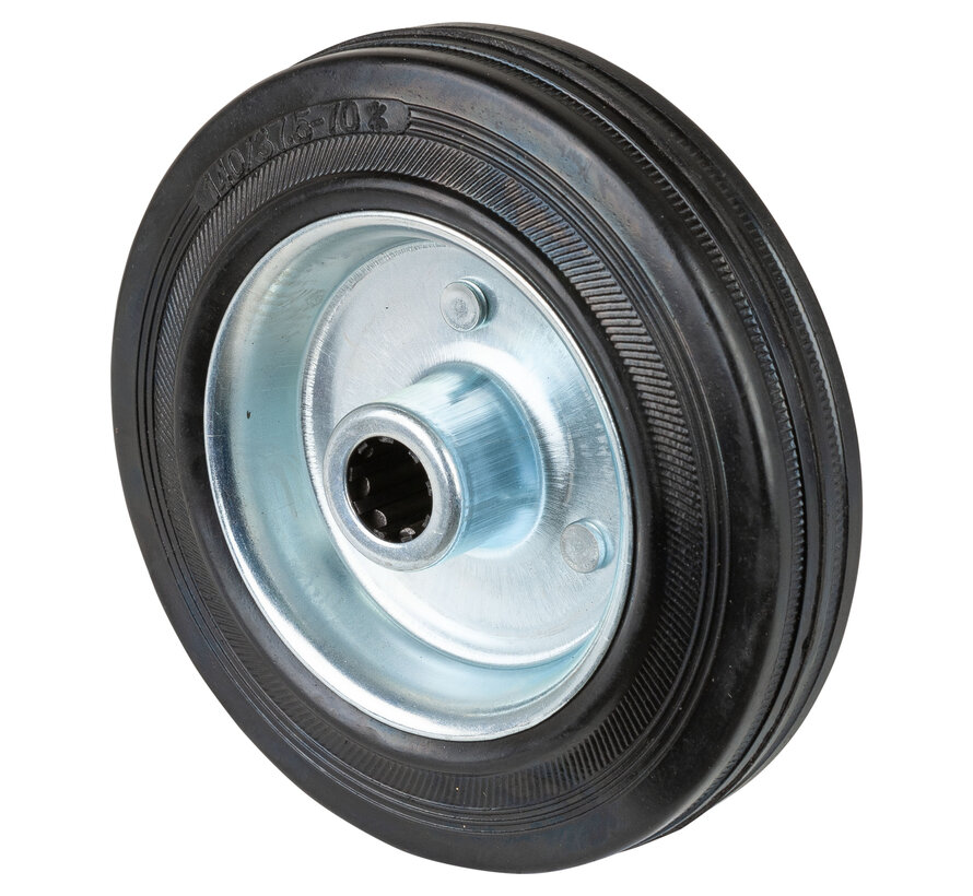 Rubber wiel