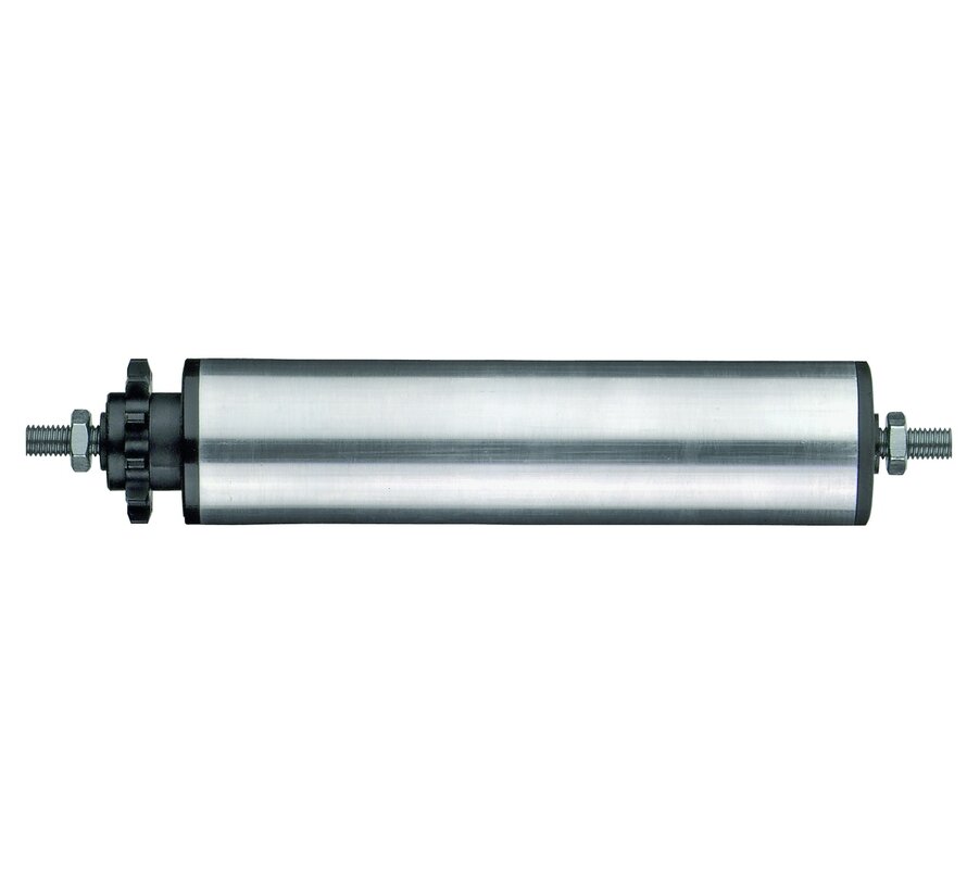 Aangedreven draagrollen aluminium buis