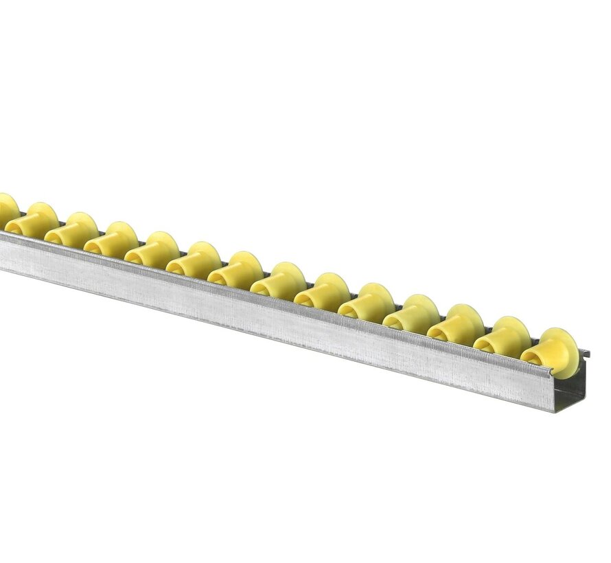 Mini-Rolprofielen met spoorkranswielen diameter 18/28 mm