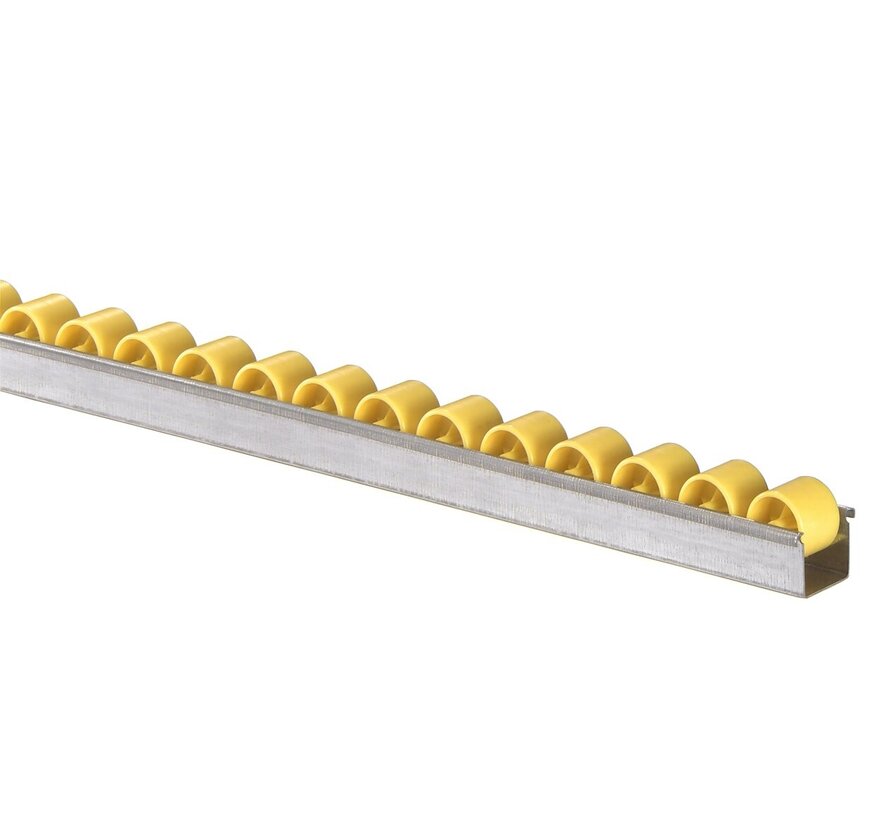 Rolprofielen met normale rollen diameter 28 mm