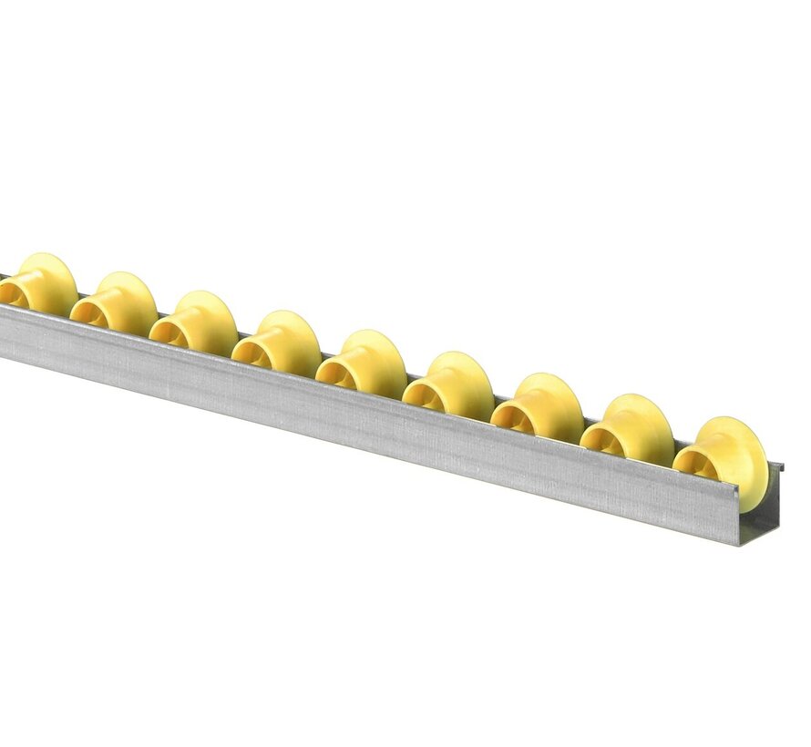 Rolprofielen met spoorkranswielen diameter 28/41 mm