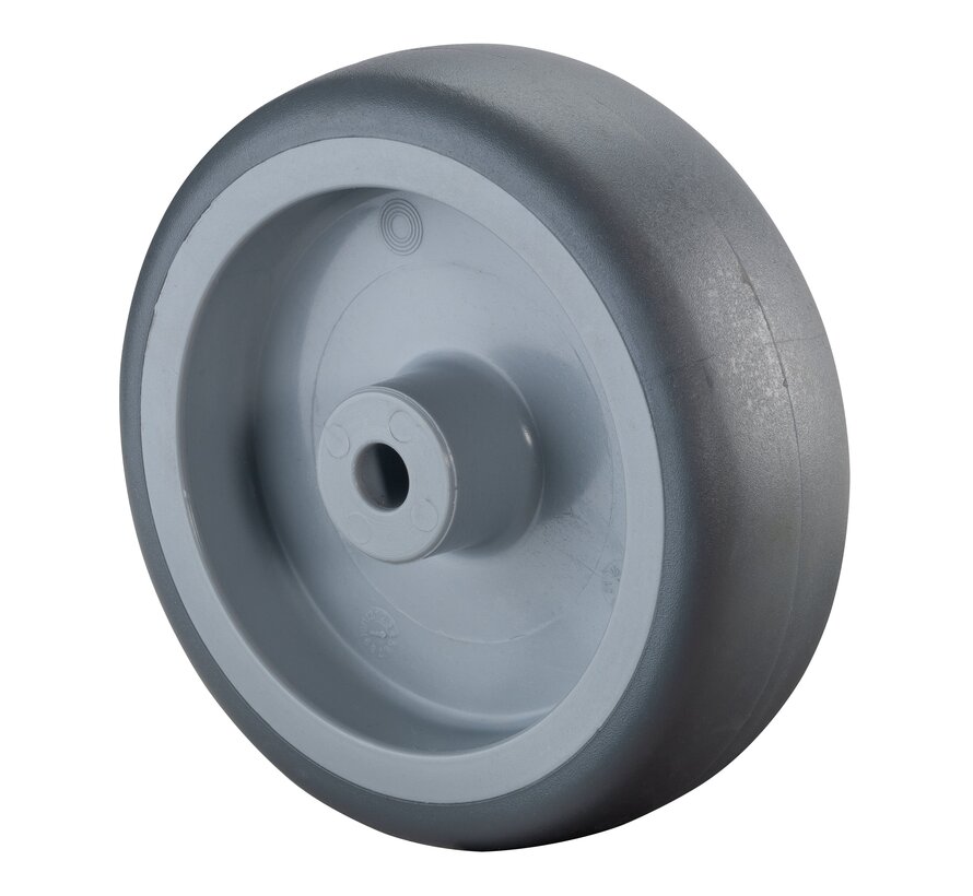 Rubber wiel