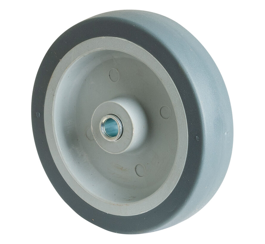 Rubber wiel