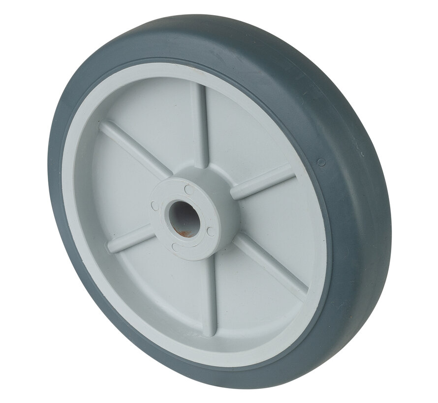 Rubber wiel